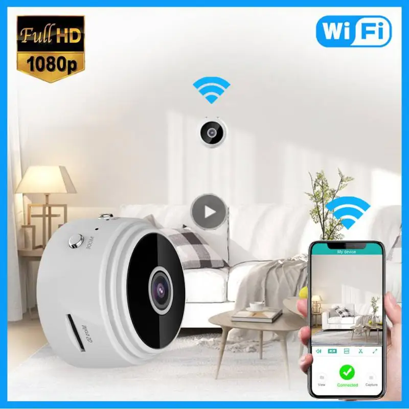 

Мини-камера видеонаблюдения A9, 1080P HD, Wi-Fi