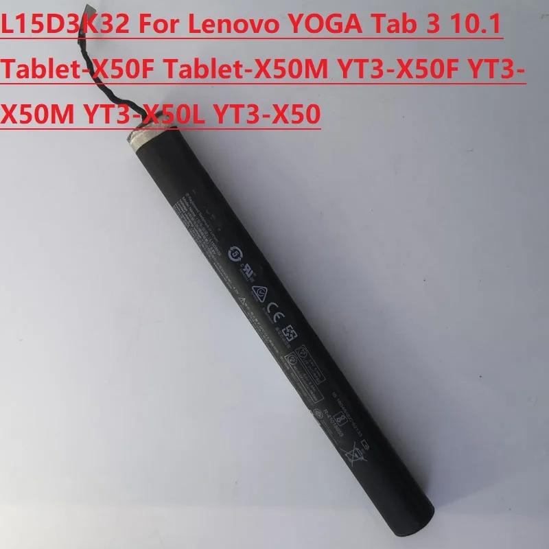 Оригинальный аккумулятор L16D3K31 9300 мАч для Lenovo YOGA Tab 3 10 Plus X703L X703F YT-X703L б/у детали