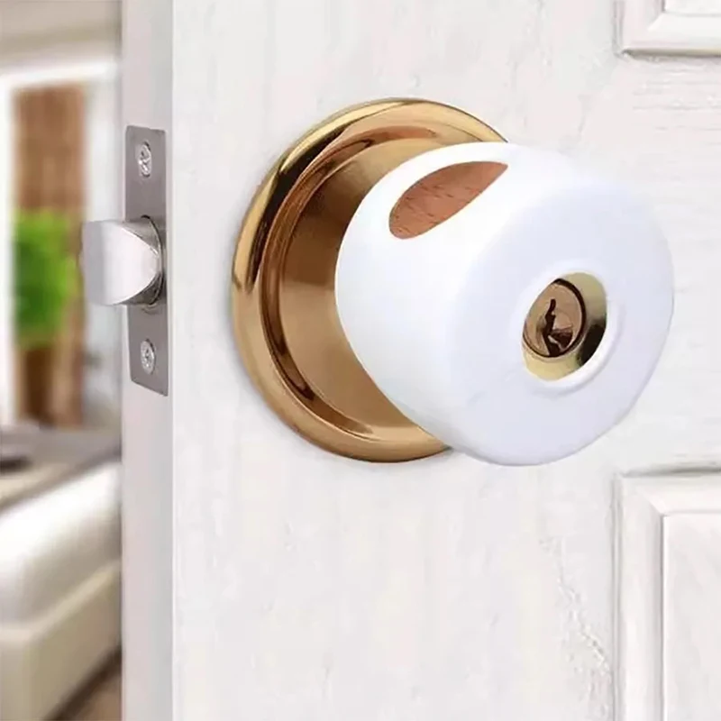 Круглая дверная ручка пылезащитные чехлы пластиковые домашние ворота защита