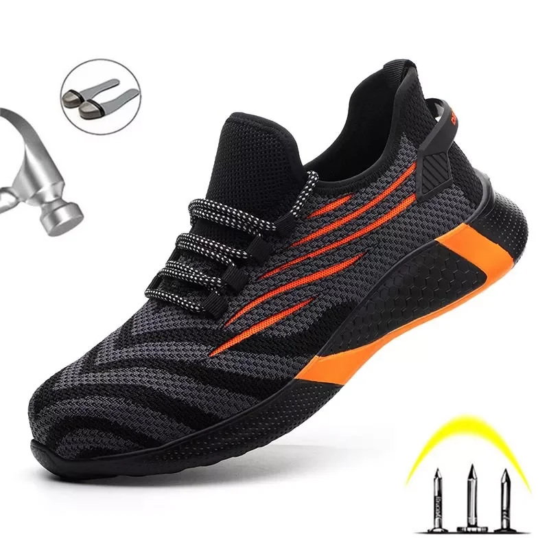 

Защитная Рабочая обувь, противоударные рабочие кроссовки, мужская защитная Рабочая обувь, мужские ботинки, легкая мужская обувь