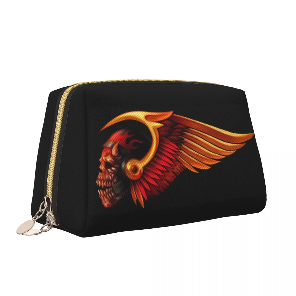 Женская сумка для макияжа с логотипом мотоцикла