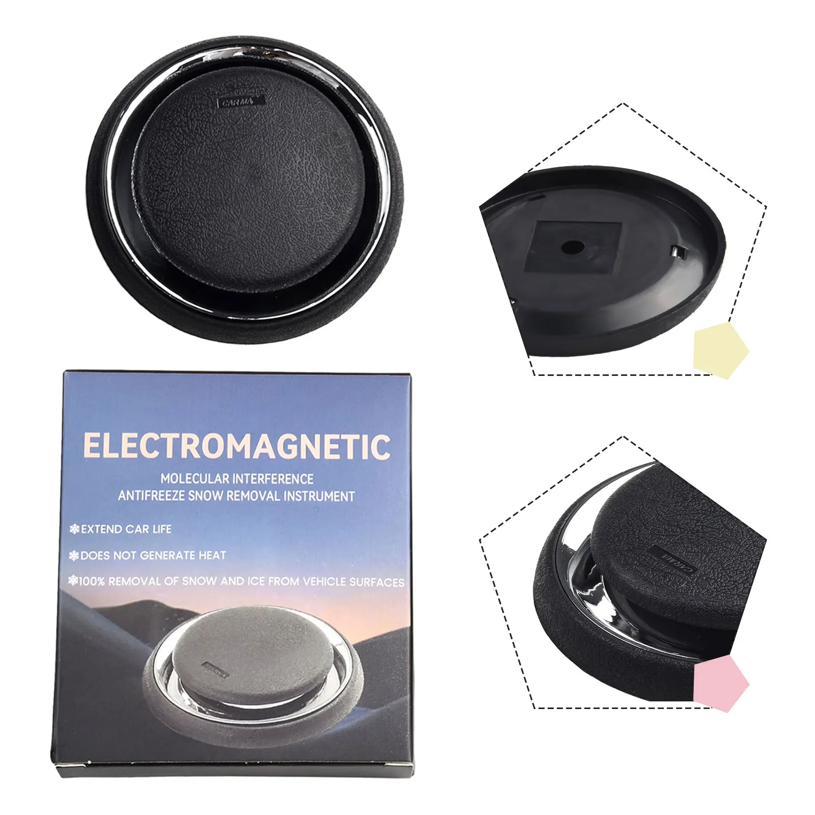 Электромагнитный ароматизатор солнечные автомобильные молекулы зимний опыт