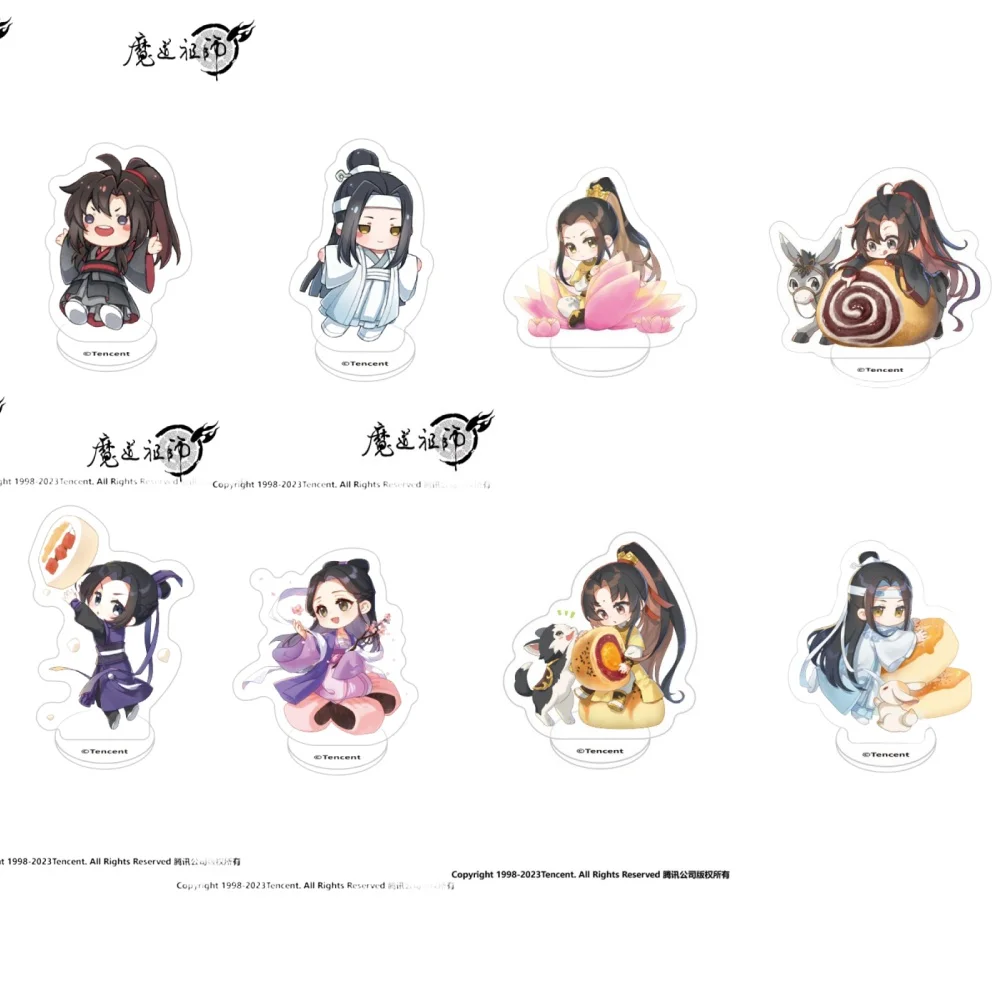 10 см аниме Mo Dao Zu Shi фигурка на акриловой подставке Demonic Wei Wuxian брелок Настольная