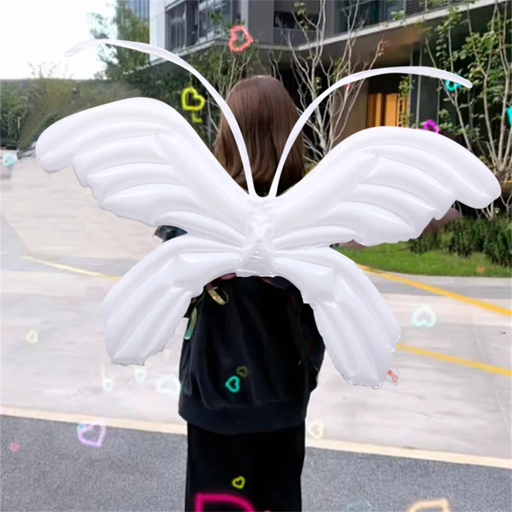 Большой ангел крылья бабочки с ремешком алюминиевая пленка воздушный шар