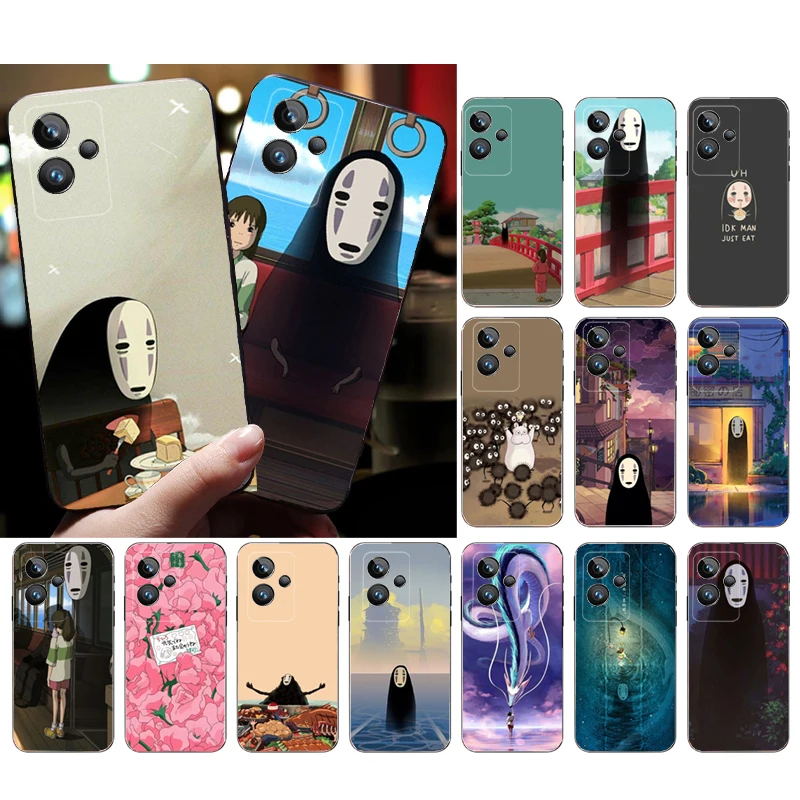 

Spirited Away Studio ghibli No Face Phone Case for OPPO Realme 10 Pro Plus 9 8 7 6 Pro GT 2 Pro X2 Pro C21Y C11 X3 SuperZoom