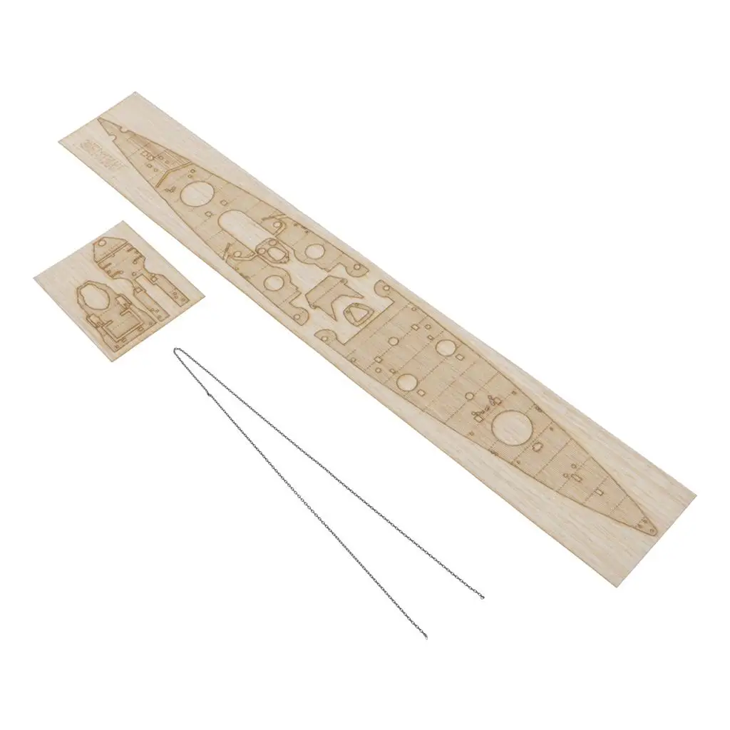 1/700 Craft Gneisenau Деревянная колода Модель корабля в сборе Круизера