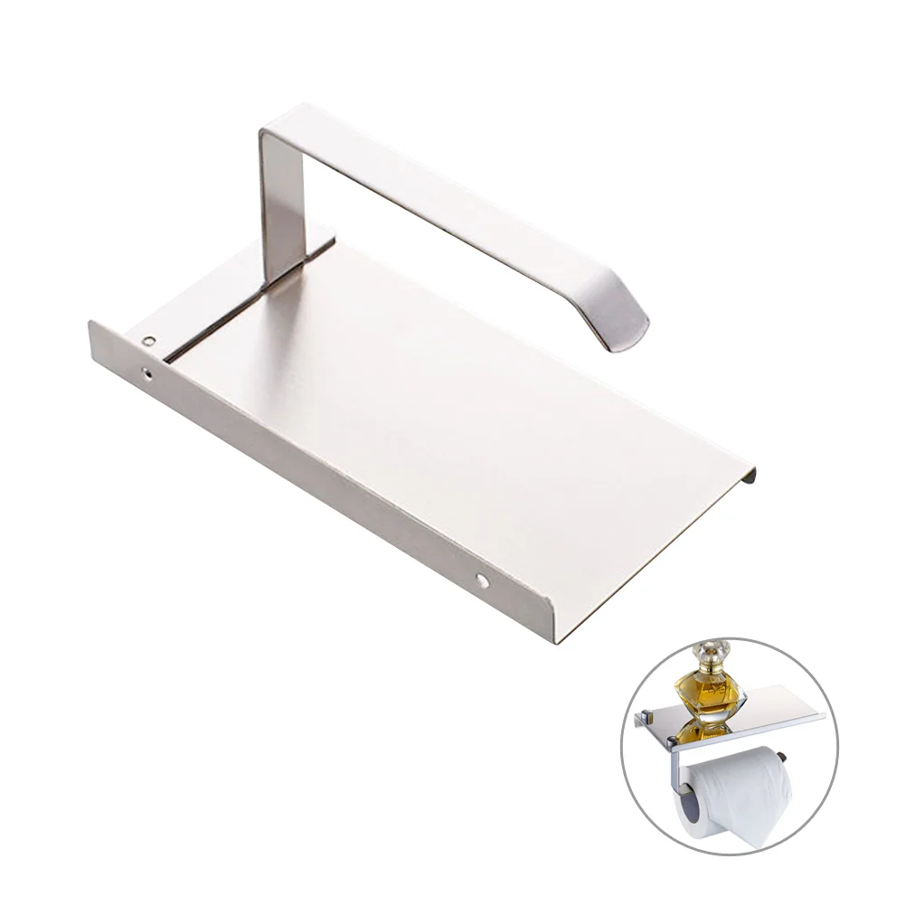 

Portable Paper Roll Hanger Mobile Storage Shel Holder