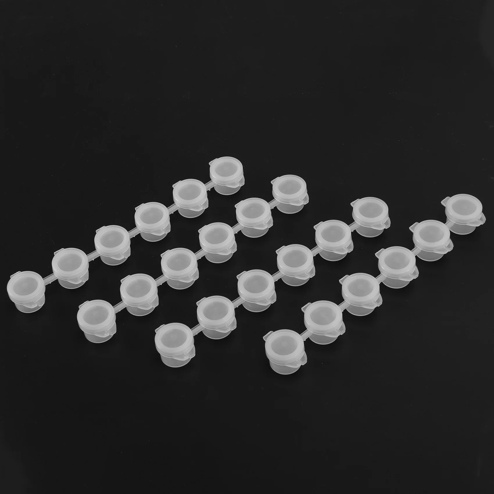 Пустой горшок для краски 240 шт. 40 полосок акриловый мини-контейнер полоски