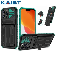 shockproof card slot phone case for iphone 7 8 plus xs max xr kickstand bracket protective cover for iphone 11 12pro 13 12 13pro