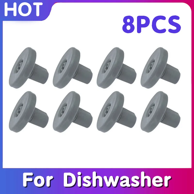 

8Pcs/Set Basket Rollers For Dishwasher Wheels Lower Basket Wheel For AEG Electrolux FAVORIT Zanussi Dishwasher Wheel