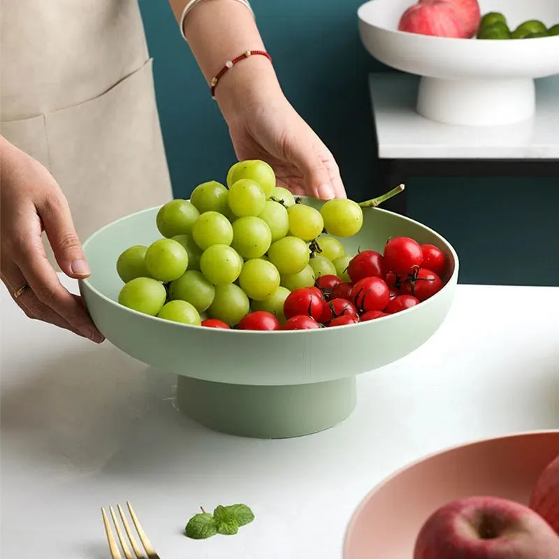 

10.4 Inch Nordic Fruit Storage Rack Pp Basket Dessert Snacks Plate Home Organizer Kitchen Tool For Vegetable Cookies Trays