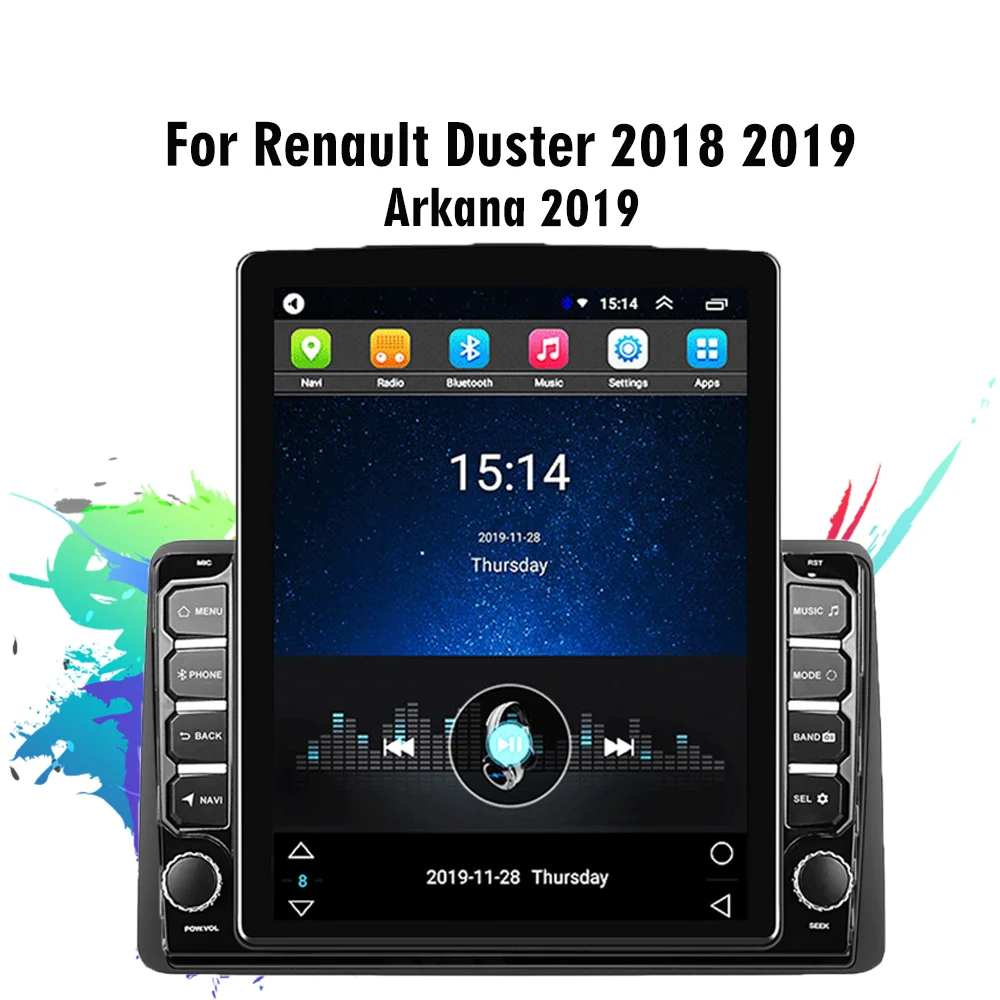 

2 Din 9.7" Tesla Screen 4G Carplay Autoradio For Renault Duster 2018 -2021 Arkana Car Multimedia Player GPS Navigator Android