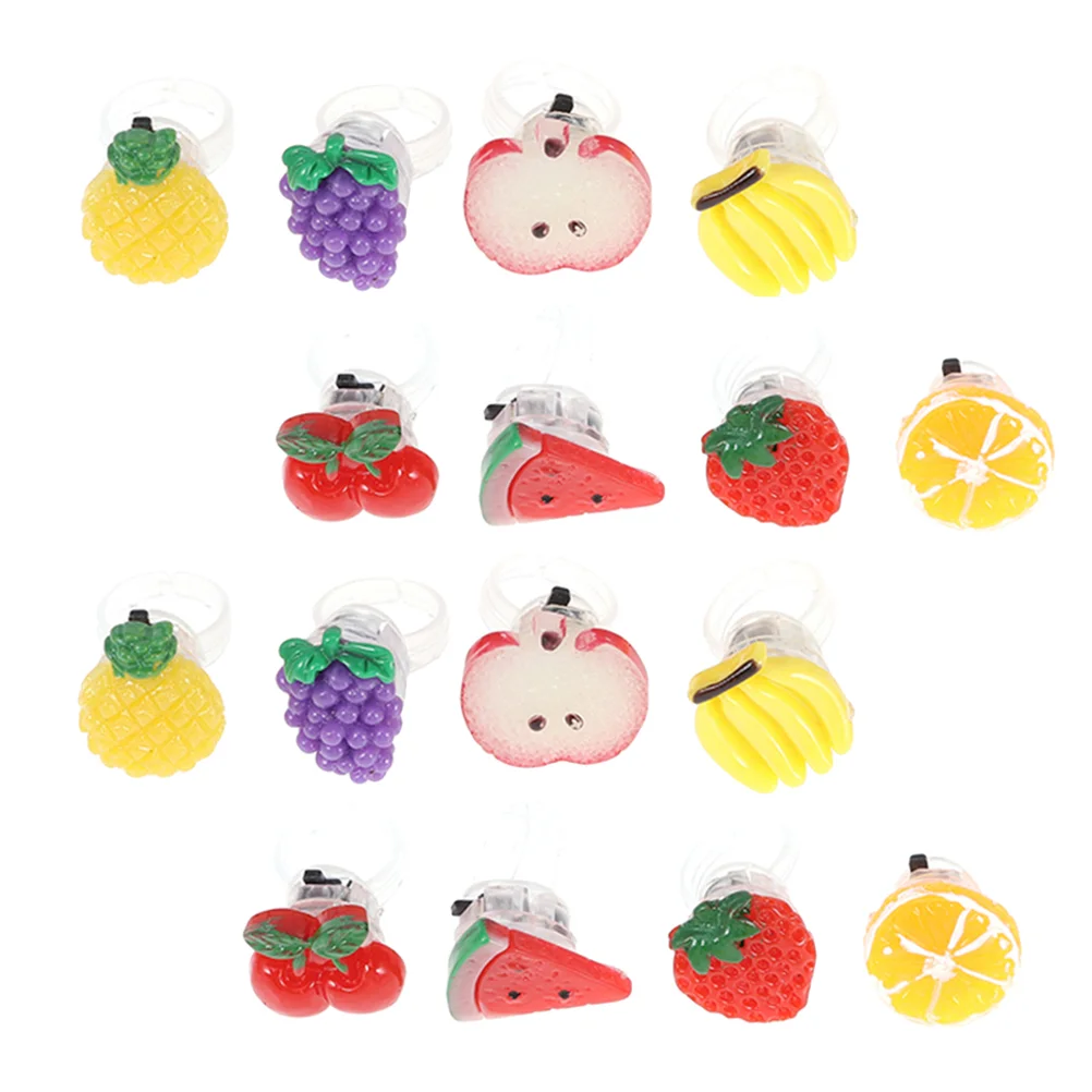 

Children's Ring Wear-resistant Party Favors Glow Rings Toy Light Christmas Gifts