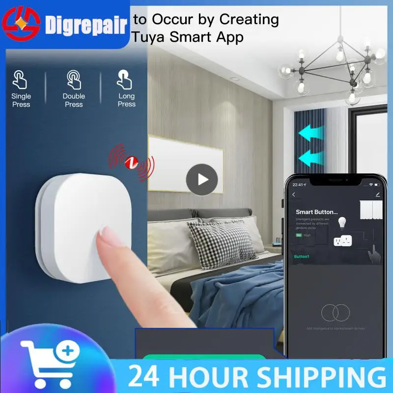 

Foldable Wireless Remote One Key Control Long Press Dimming Switch Smart Home Smart Switch Smart House Automation Scenario