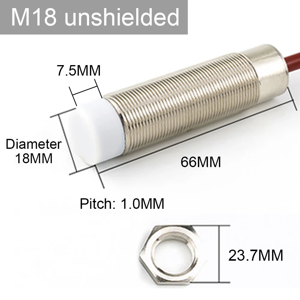Высокотемпературный Бесконтактный переключатель Cloweit M12/M18/M30 150 ℃ Датчик постоянного тока NPN PNP NO NC металлическая индукция