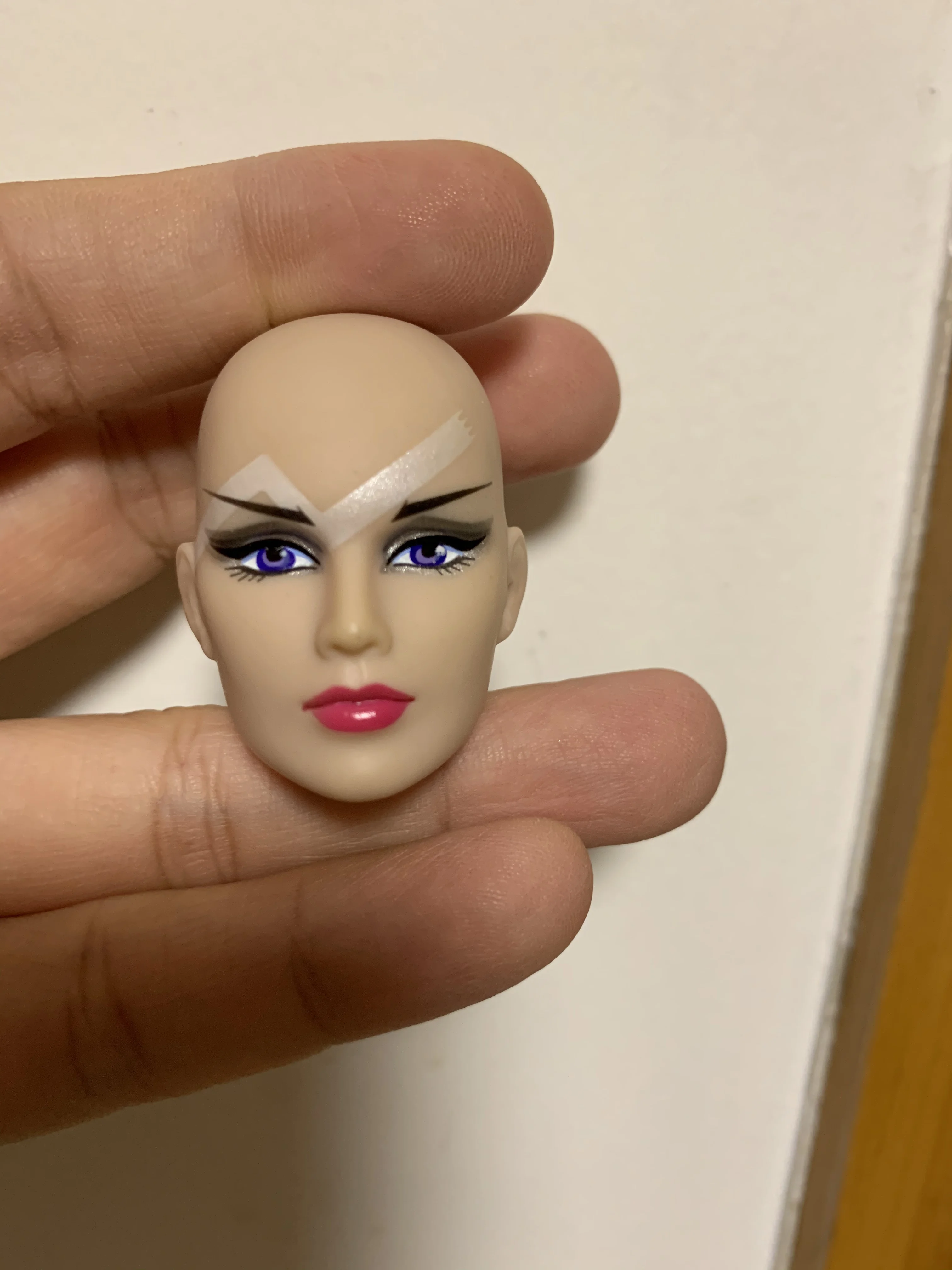 

30cm Original FR head FR doll heads Fashion license head quality doll heads girls Dressing DIY toy parts