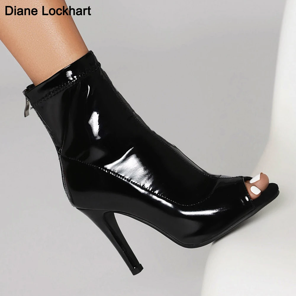 

Women Brand Party Open Toe Boots Women's Sexy stilettos High Heels Footwear Women Gladiator dance heels shoes Latin Ballroom