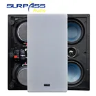 Потолочная Hi-Fi колонка, 100 Вт, 5 дюймов, x2, акустическая система для домашнего кинотеатра, внутренняя крыша, громкий динамик, аудио, фоновая музыка, высокие басы