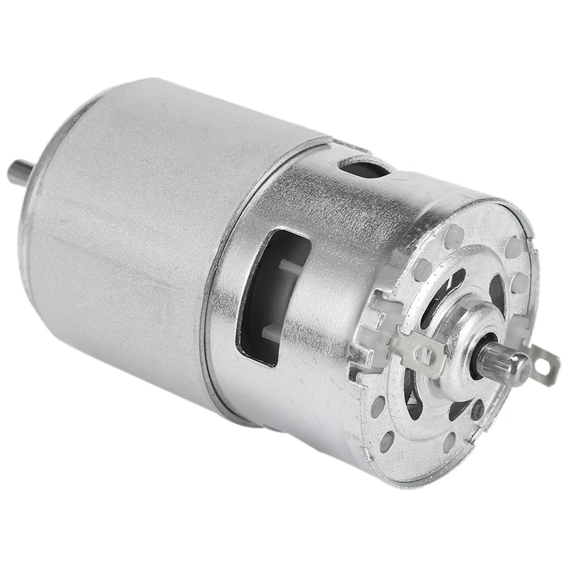 

Лидер продаж, мотор 775 с монтажным кронштейном, постоянный ток 12 В, 10000 об/мин, мотор с двойными шарикоподшипниками 150 Вт