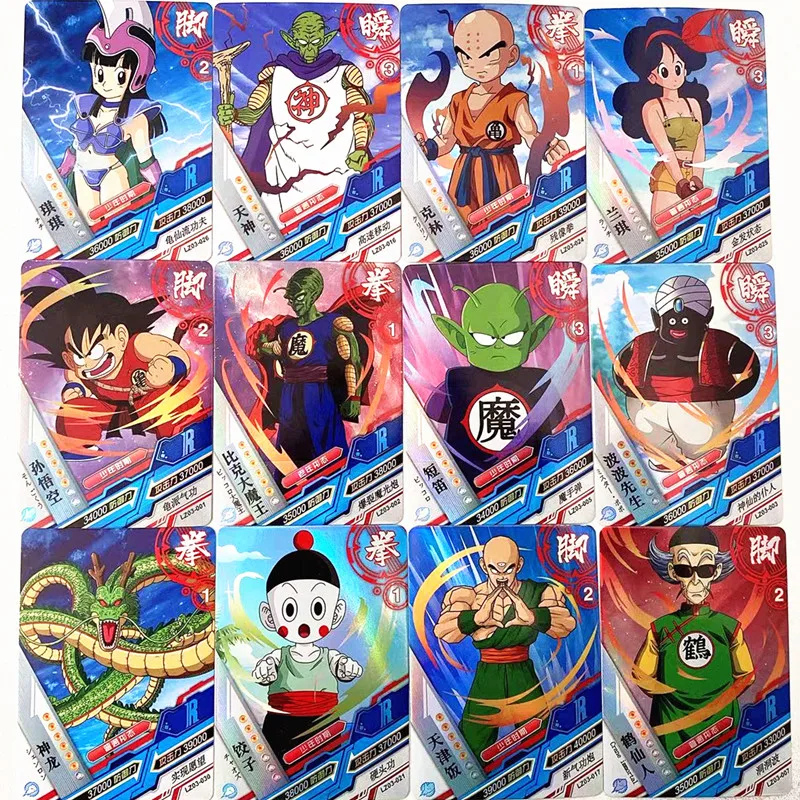 

27/54PCS Dragon Ball Flash Card with Human Dragon Ball Game Collection Cards Son Goku Series Gifts Children's Toys