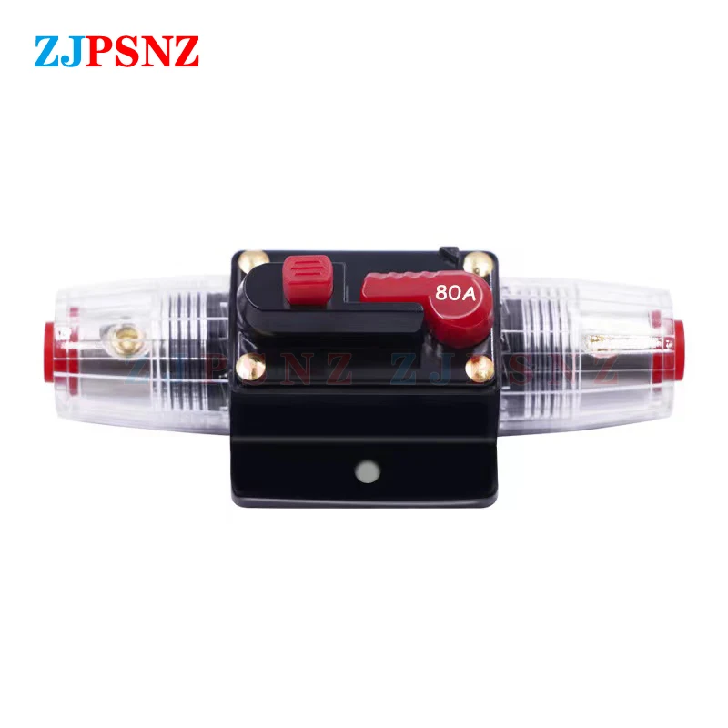 

150A 125A 100A 80A 60A 50A 40A 30A 20A Car Truck Audio Amplifier Circuit Breaker Fuse Holder AGU Stereo Amplifier Fuse Adapter