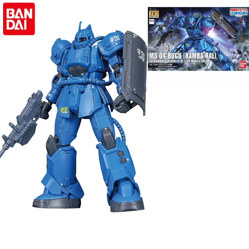 

Original Bandai Gundam Anime Figure HG 1/144 GTO 012 MS-04 BUGU RAMBA RAL GUNDAM Assembly Model Anime Action Figures Model Toys