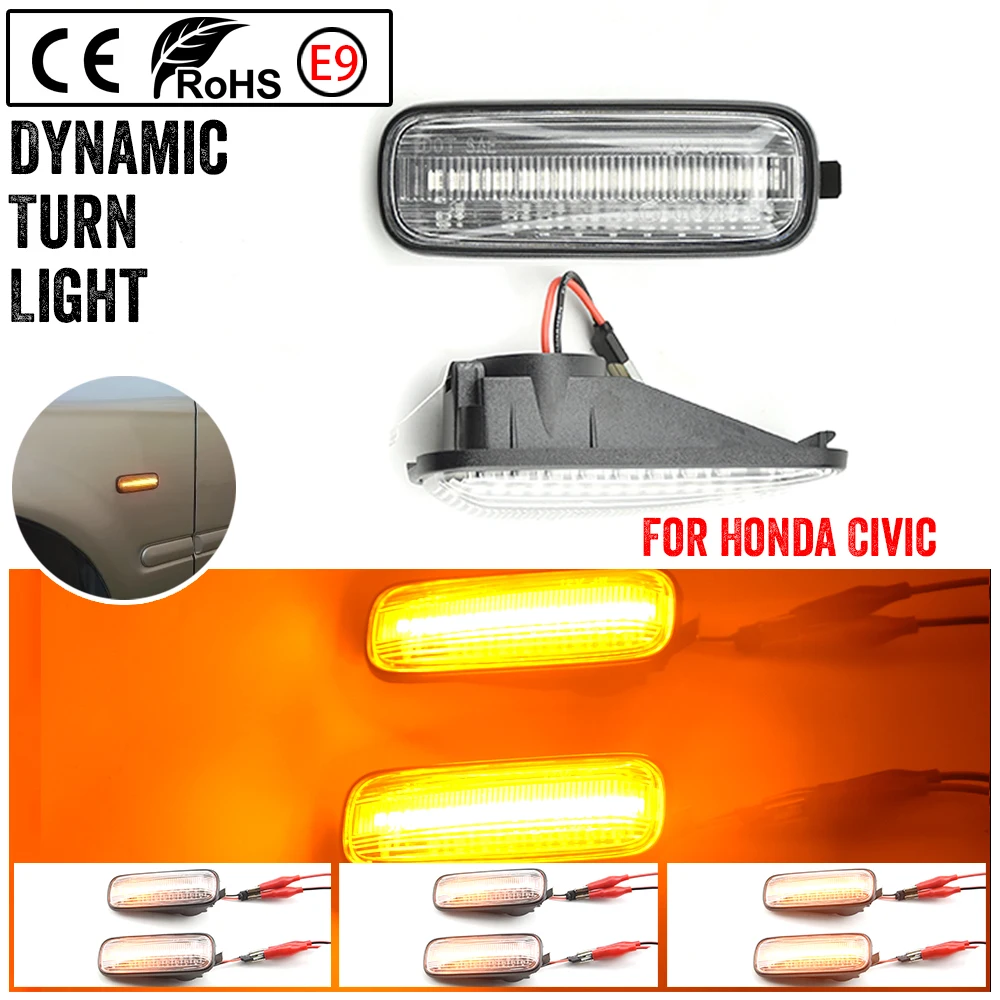 2 шт. автомобильный индикатор поворота для Honda Civic EK 2/3/4dr