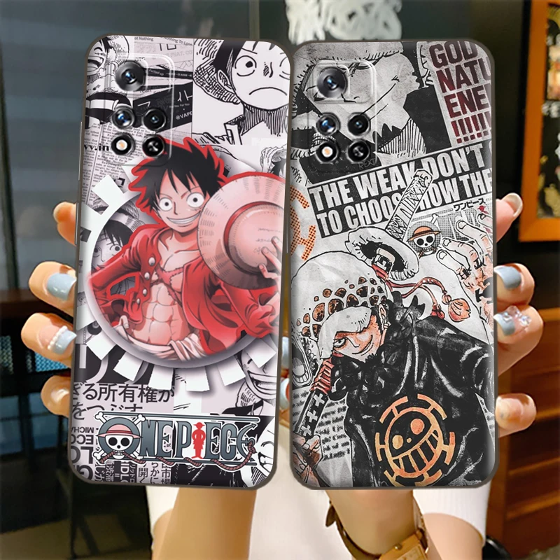 

Japan One Piece Bandai Anime Phone Case For Xiaomi Redmi Note 10 9 Pro 5G 9S 10S POCO F3 X3 M3 GT Pro X3 NFC Soft Coque