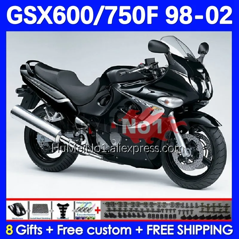 

Корпус для SUZUKI KATANA GSXF 750 600 GSXF750 12No.107 черный глянец GSXF600 98 99 00 01 02 GSX750F 1998 1999 2000 2001 2002 обтекатель