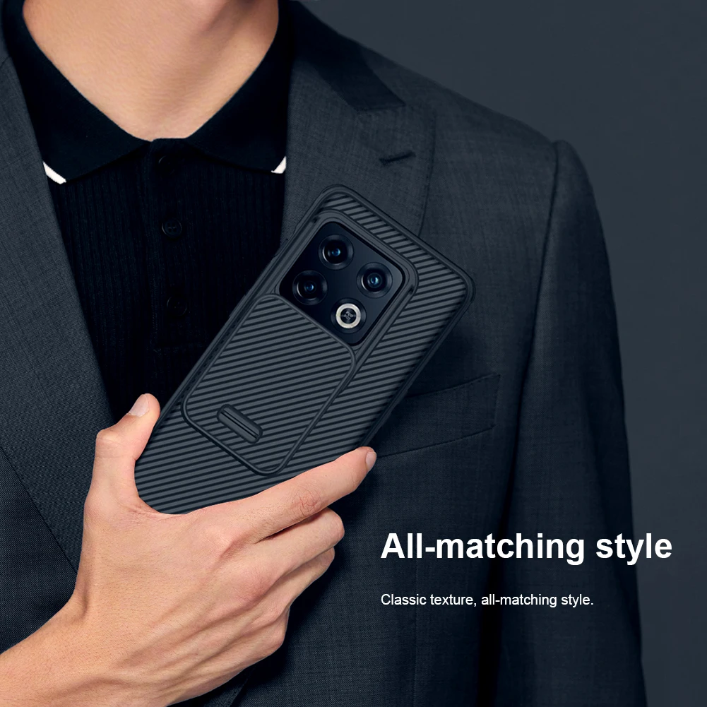 

For Oneplus 10 Pro Case NILLKIN CamShield Pro Dust-proof Slide Lens Protection Cover For One Plus 10 Pro Camera Protecto Shell