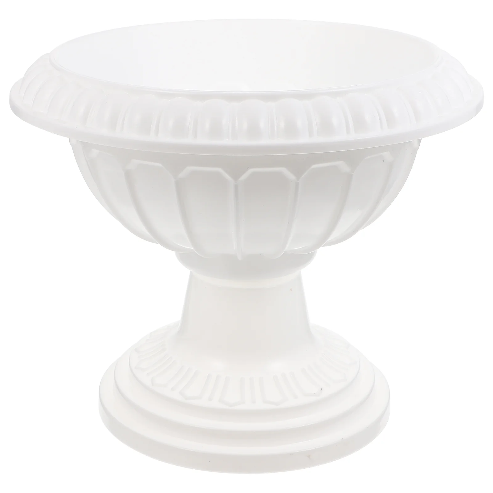 

Urn Planter Pot Flower Vase Pillar Pots Column Garden Wedding Planters Plastic Roman Outdoor Tall Vintage White Flowerpot