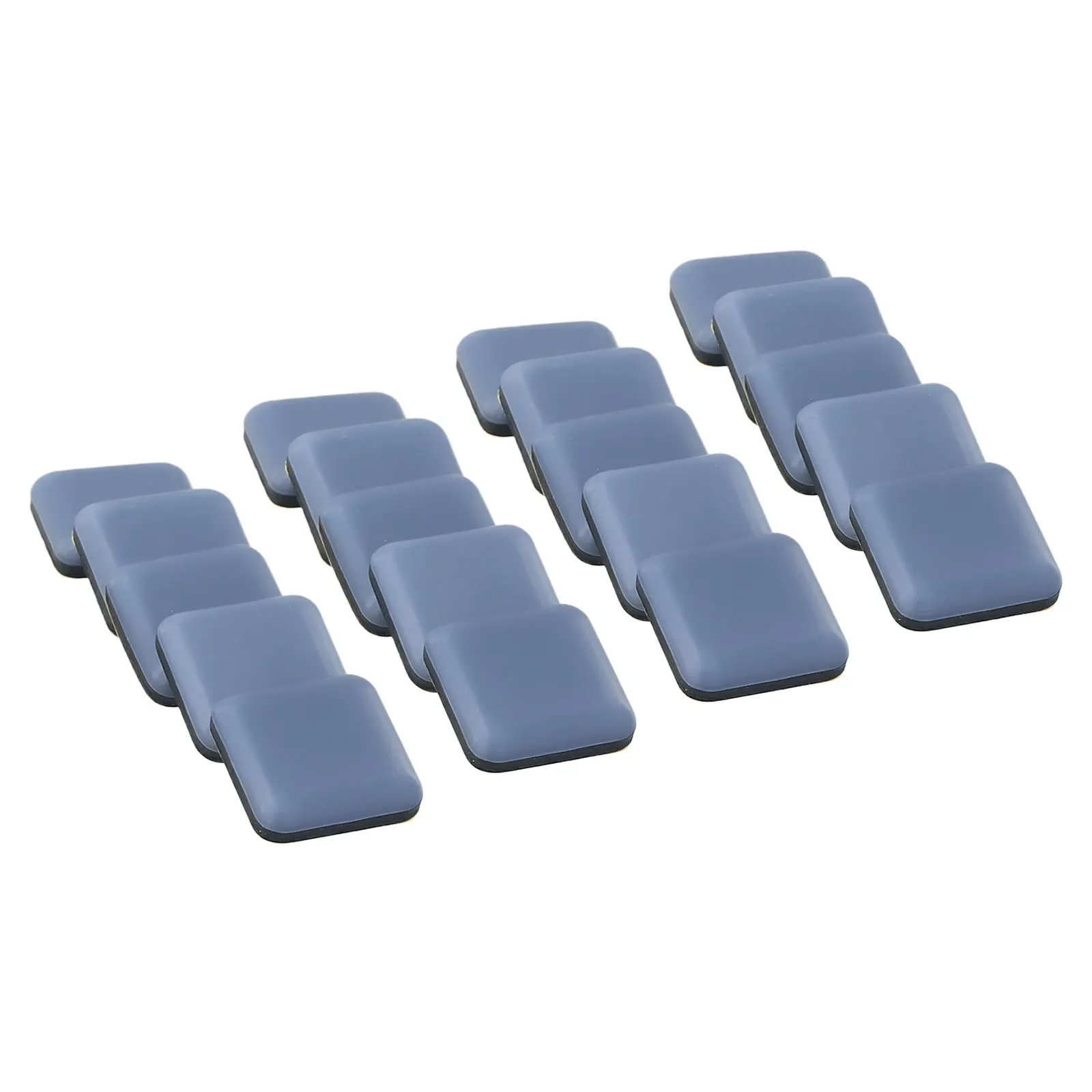 Для перемещения тяжелой мебели ползунки для из твердой древесины 25x25 мм синий