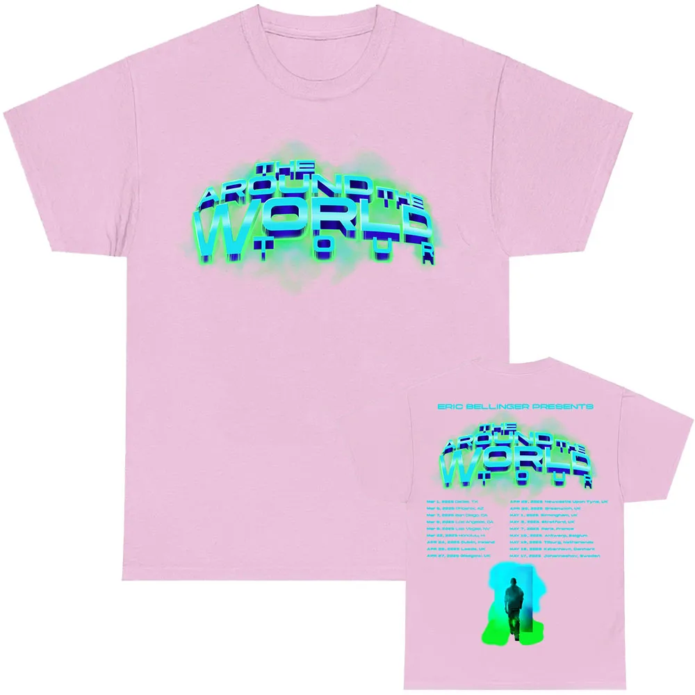 Новая футболка The Around World 2025 с принтом Певец Эрик Белллер одежда графическим