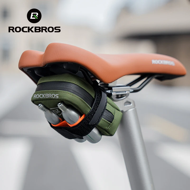 ROCKBROS Велосипедная сумка с газовым баллоном из углекислого газа CO2 легкая 0 35 л