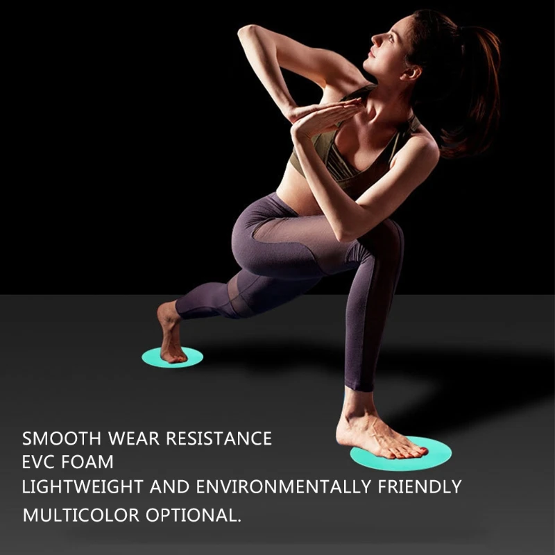 2 x двухсторонние скользящие диски Core сердцевина ползунка фитнес-тренировочный