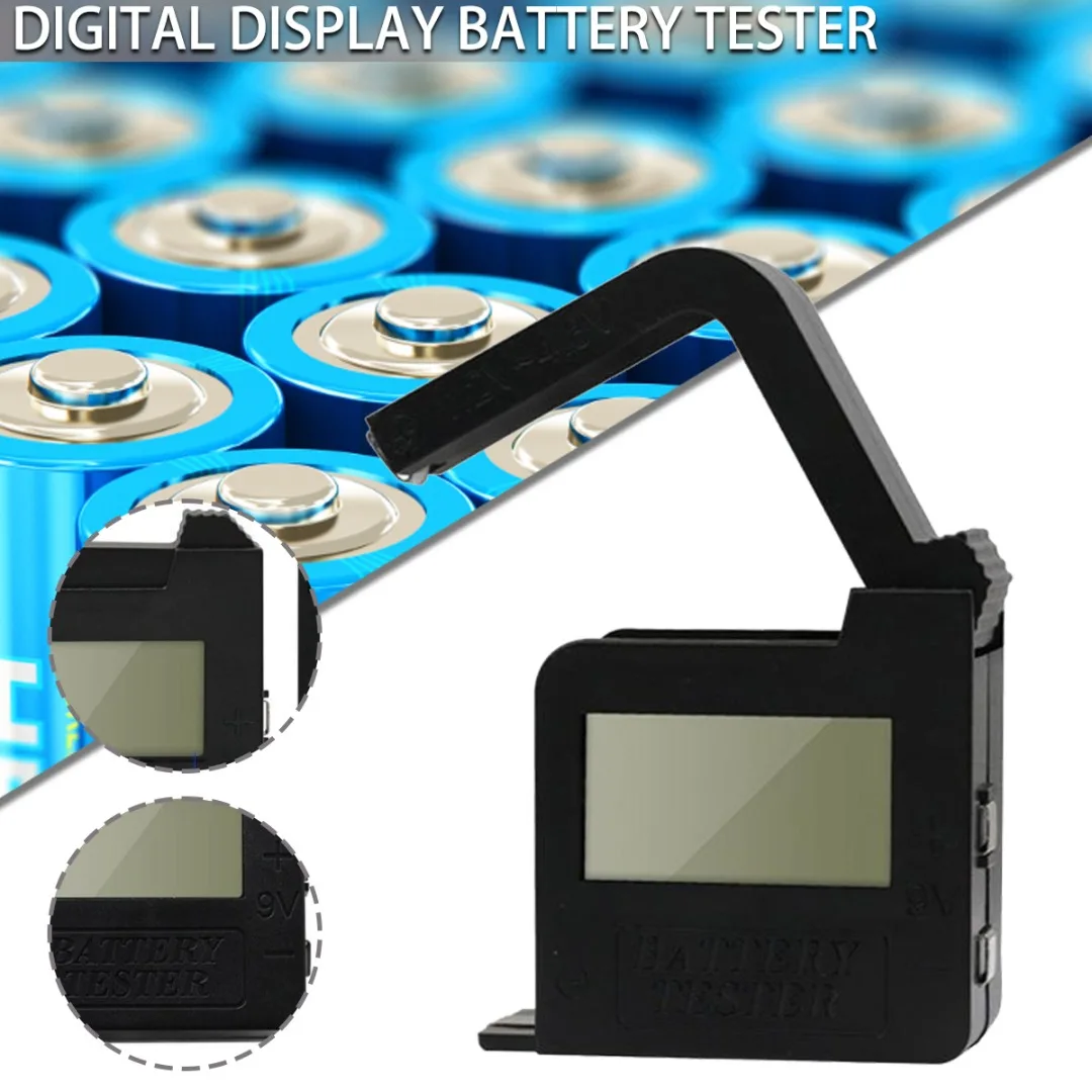 

Mayitr 1 шт. Универсальный тестер емкости аккумуляторов Портативный цифровой дисплей тестеры емкости аккумуляторов для AA/AAA/C/9V/1,5 V