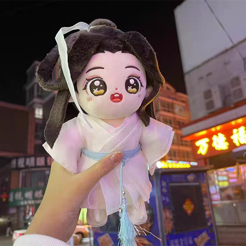 

20cm Minidoll Tian Guan Ci Fu Hua Cheng Cosplay Xie Lian Anime Plush Toy Heaven Official Blessing Collectiable Ornament Giftd