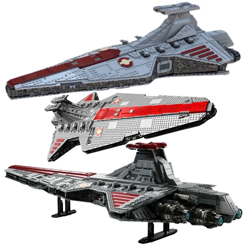 

New 75367 Greatest Republic of The Venator Class Attacks Cruiser Building Blocks Bricks Toys for Christmas Gifts for Adult Boys