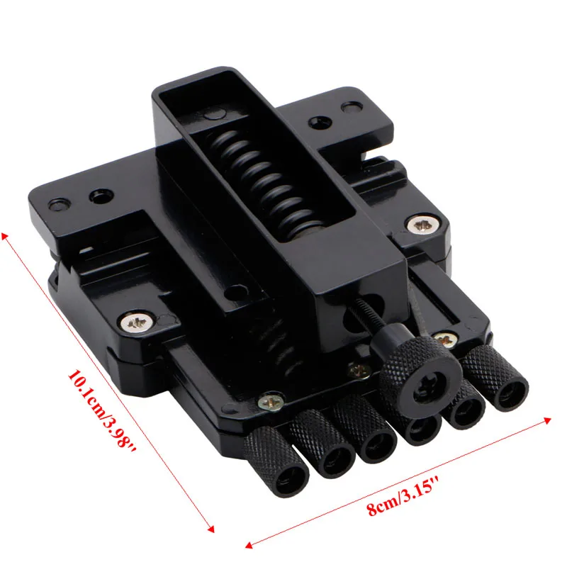 

77HC Black 6 String Guitar Tailpiece Tremolo Bridge For Headless Guitar