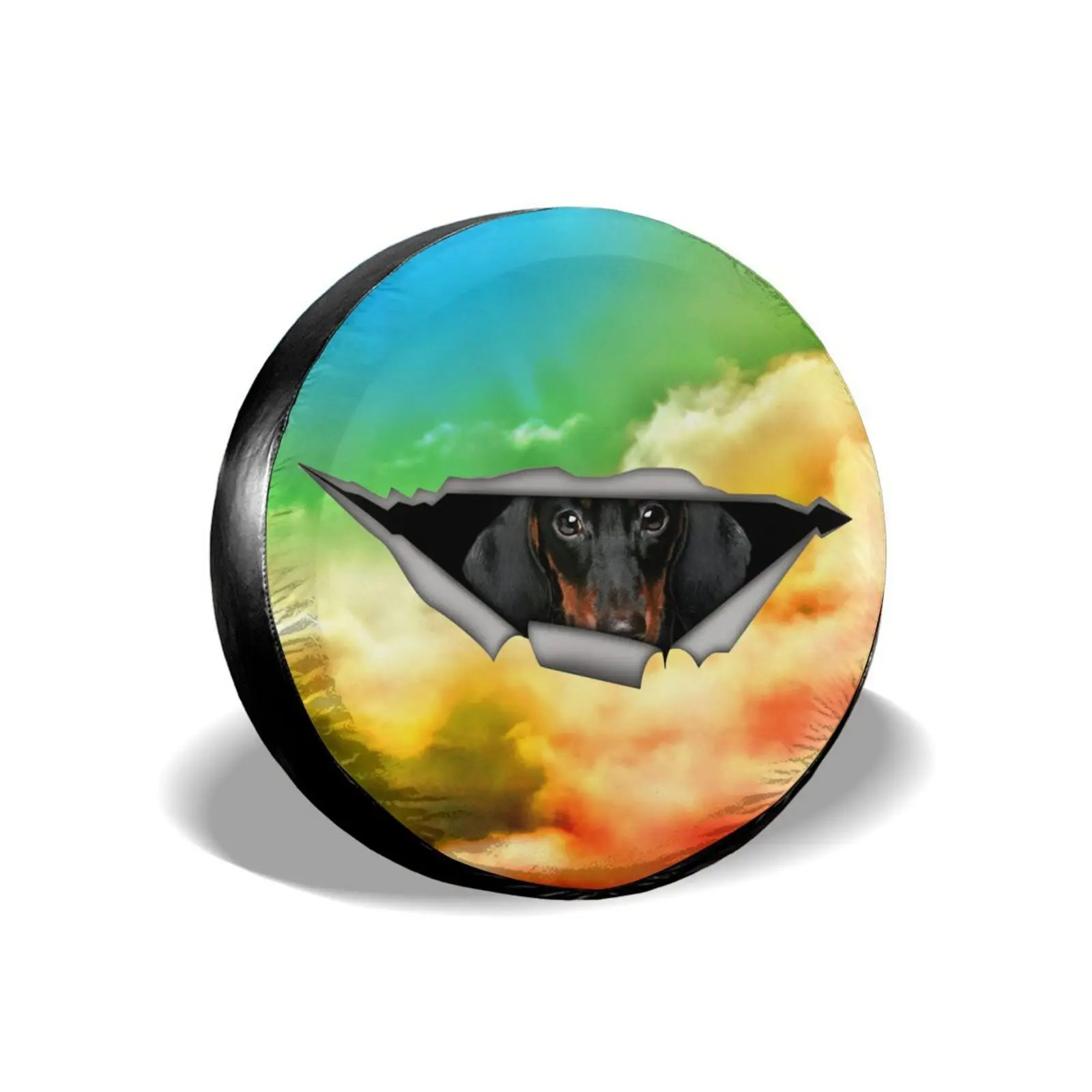 

Compass Tire Cover Universal Spare Wheel Tire Cover Wheel Covers for Trailer RV SUV Truck Camper Travel Trailer Accessories