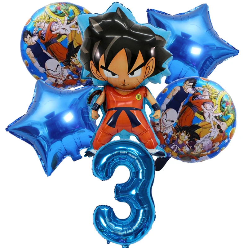 Воздушные шары из фольги в виде аниме Драконий жемчуг |