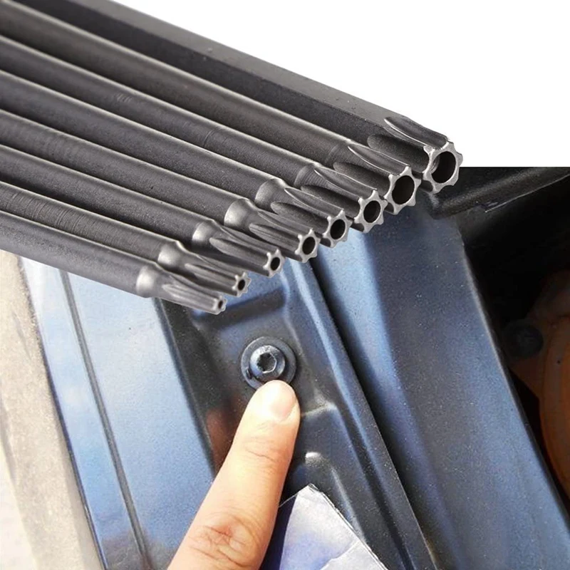 Promotion! 11 Pcs Magnetic T6-T40 Torx Head Screwdriver Bit Set Star 6 Point Drill Bits Tools 3 Inch Length |