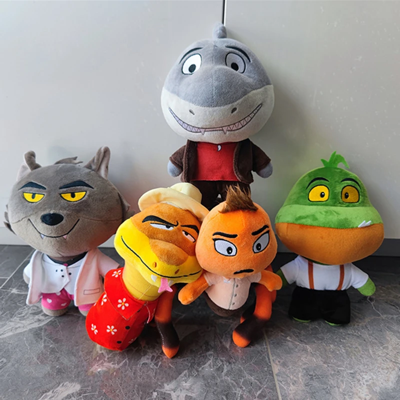 Плюшевая игрушка Плохие парни популярный мультяшный персонаж из мультфильма