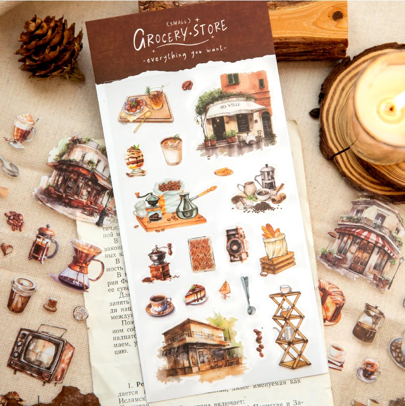 6 шт./упаковка декоративные наклейки для продуктов