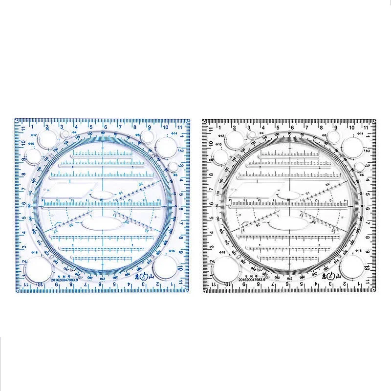 

Multifunctional Drawing Template Art Design Construction Drafting Scale Ruler