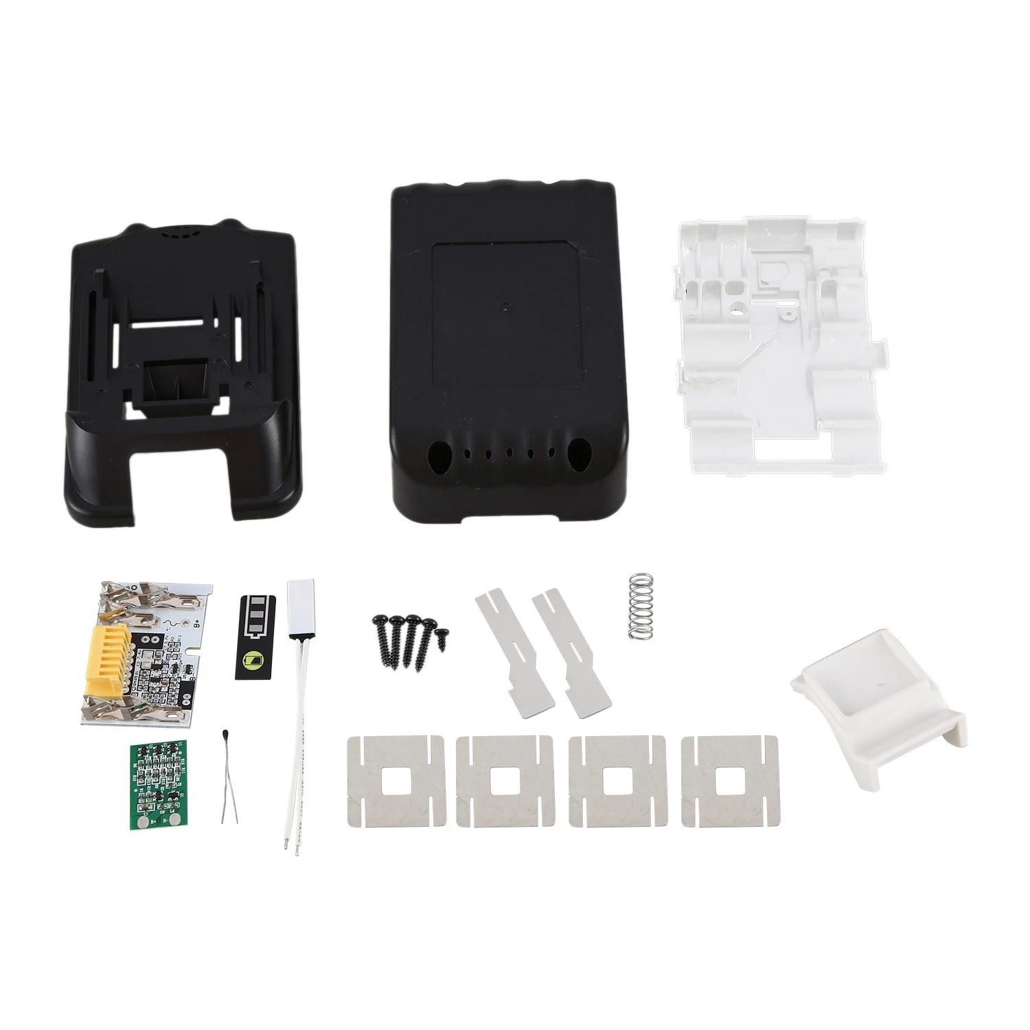 

Replacement for 18V BL1850 BL1830 Battery Case Kit with PCB Circuit Board LED Indicator Power Tools Battery Case