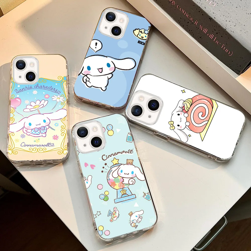 Прозрачный силиконовый чехол WBA-33 Sanrio-Cinnamoroll для LG K9 10 11 12 22 30 40 41 50 51 61 62 Plus Prime Max