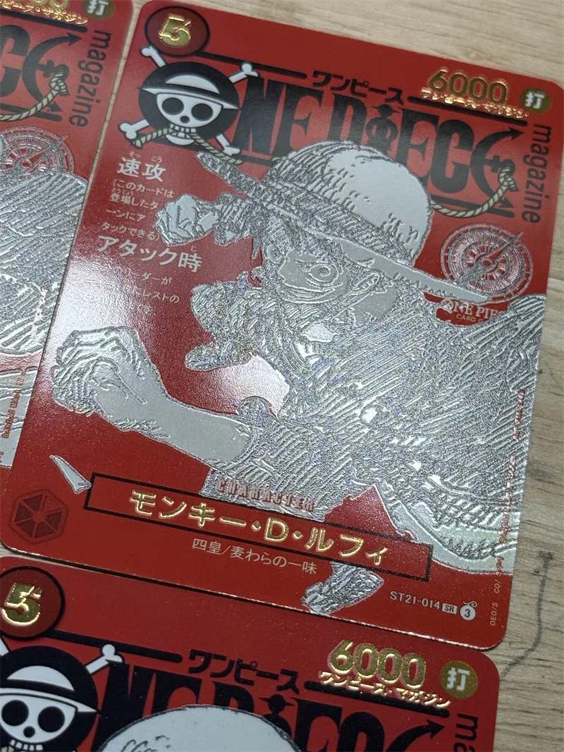 Коллекционная карточка DIY OPCG One Piece: Серия Монки Д. Луффи, складная флеш-карта 63x88 мм, аниме, мультфильм, игра, игрушка, подарок (art.: 3920dbdaddd2a) - 3920dbdaddd2a