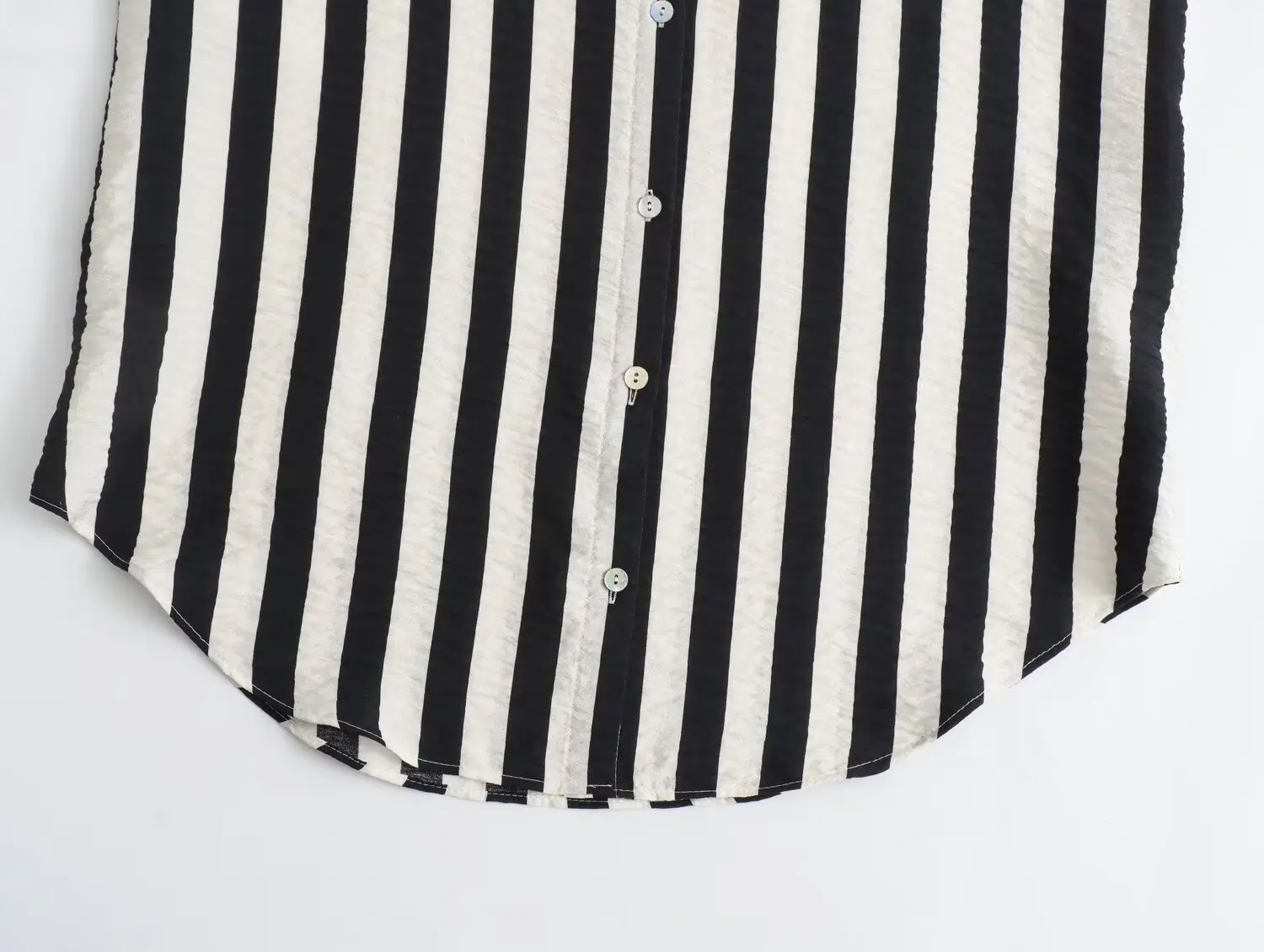 PB &amp ZA женская осенняя новая модная полосатая рубашка 2024 винтажная повседневная