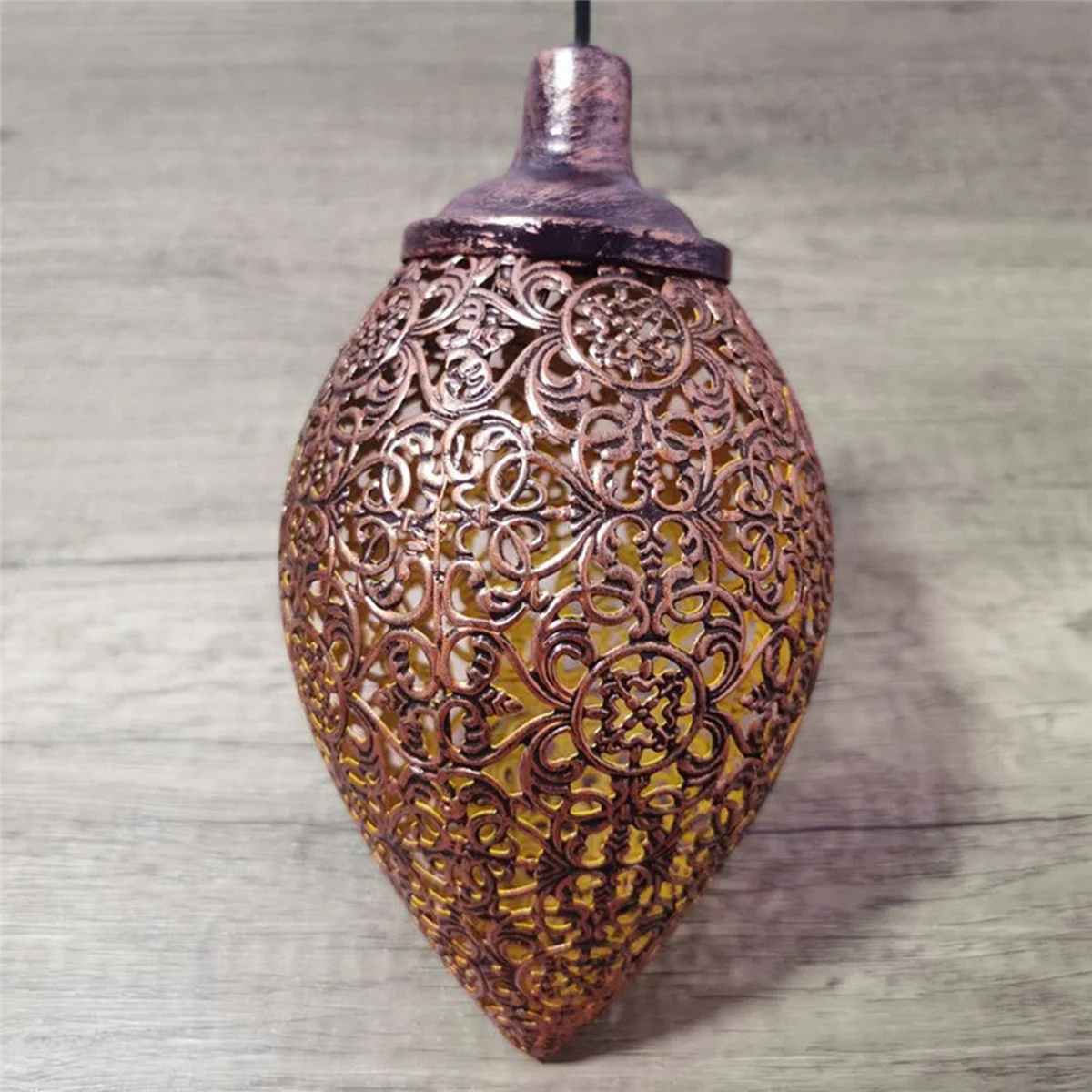 Светодиодный марокканский подвесной фонарь на солнечной энергии ретро узор